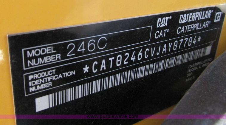 image for item I3974 2012 Caterpillar 246C skid steer