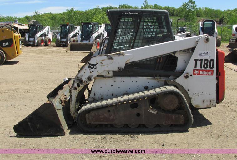 image for item I3976 2011 Bobcat T180 track skid steer