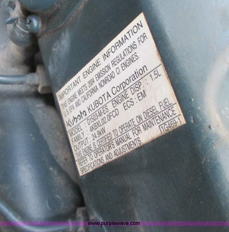 image for item I3978 2004 Kubota U35 compact excavator