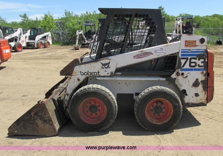 image for item I3980 1999 Bobcat 763 skid steer