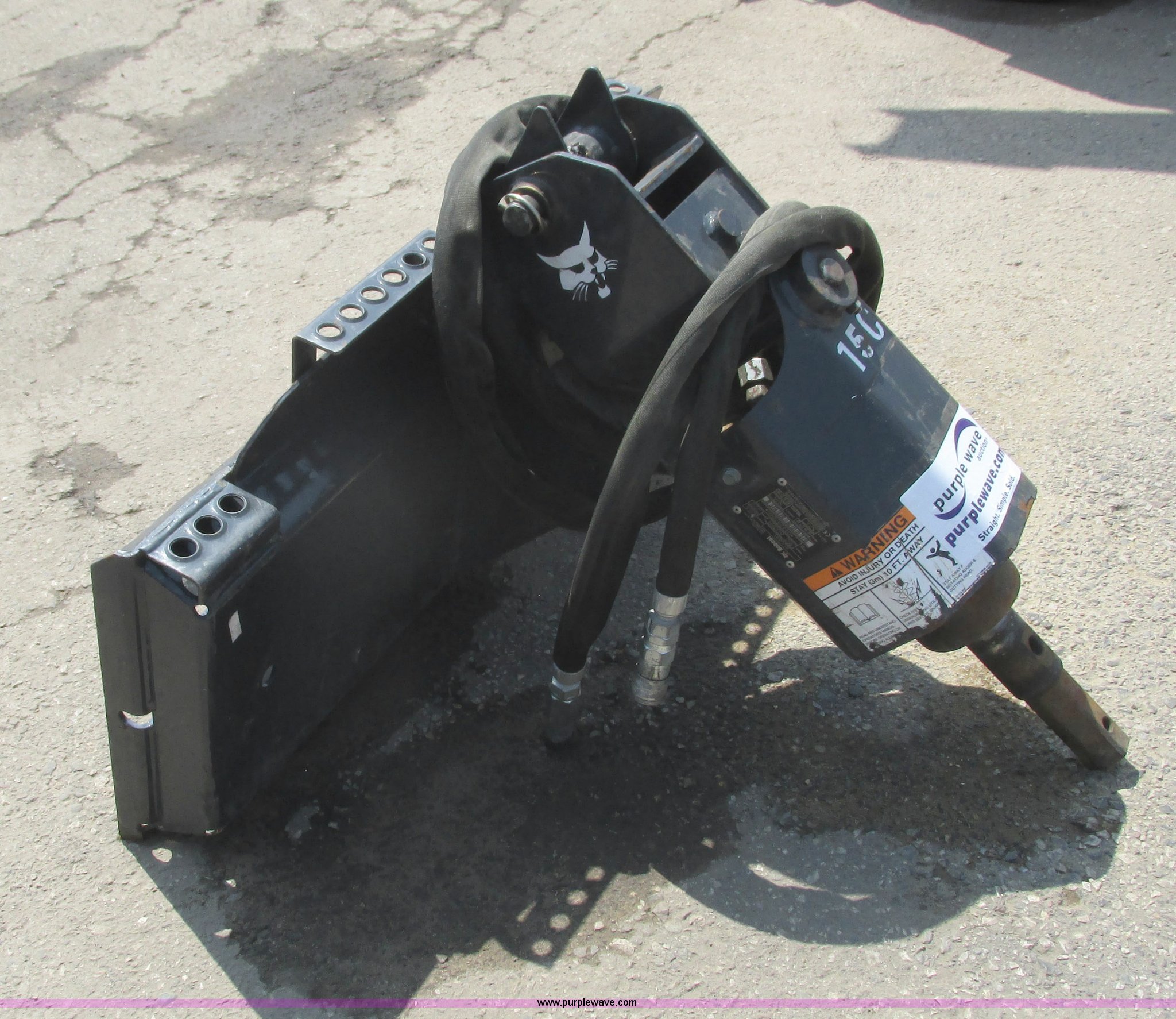 2012 Bobcat 15C skid steer auger attachment in Little Canada, MN Item