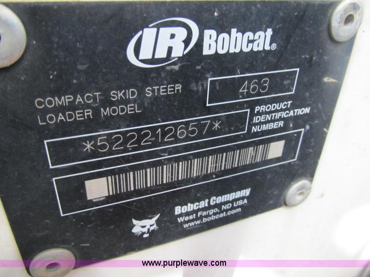 image for item AN9057 2004 Bobcat 463 skid steer