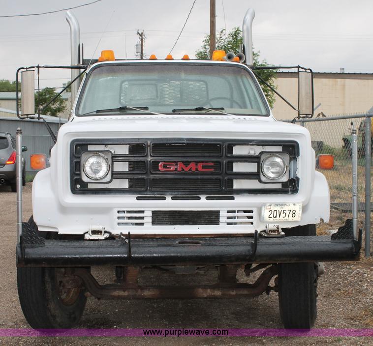 image for item C3871 1980 GMC roll back truck