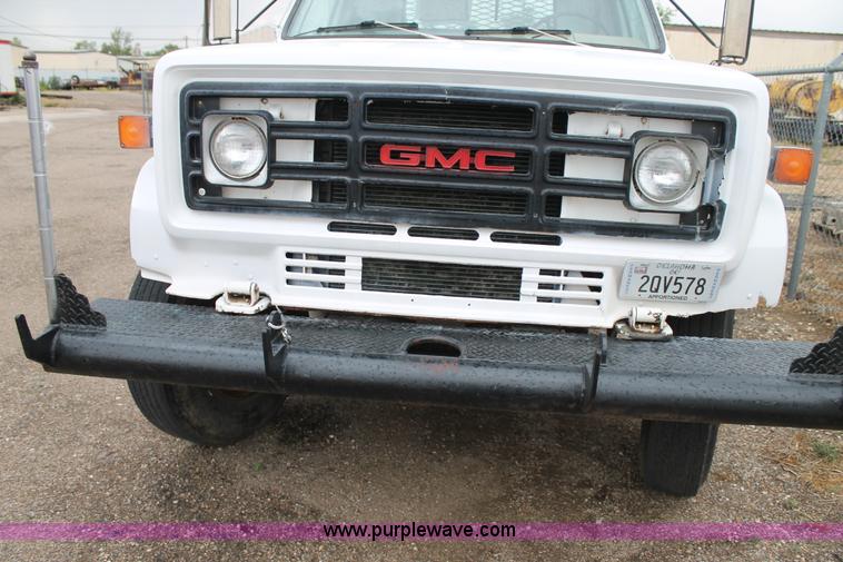 image for item C3871 1980 GMC roll back truck