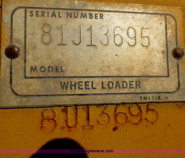 image for item D2078 1980 Caterpillar 950 articulated wheel loader