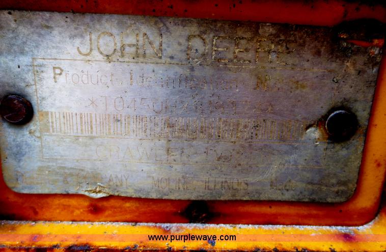 image for item D2080 2003 John Deere 450H LT Series dozer