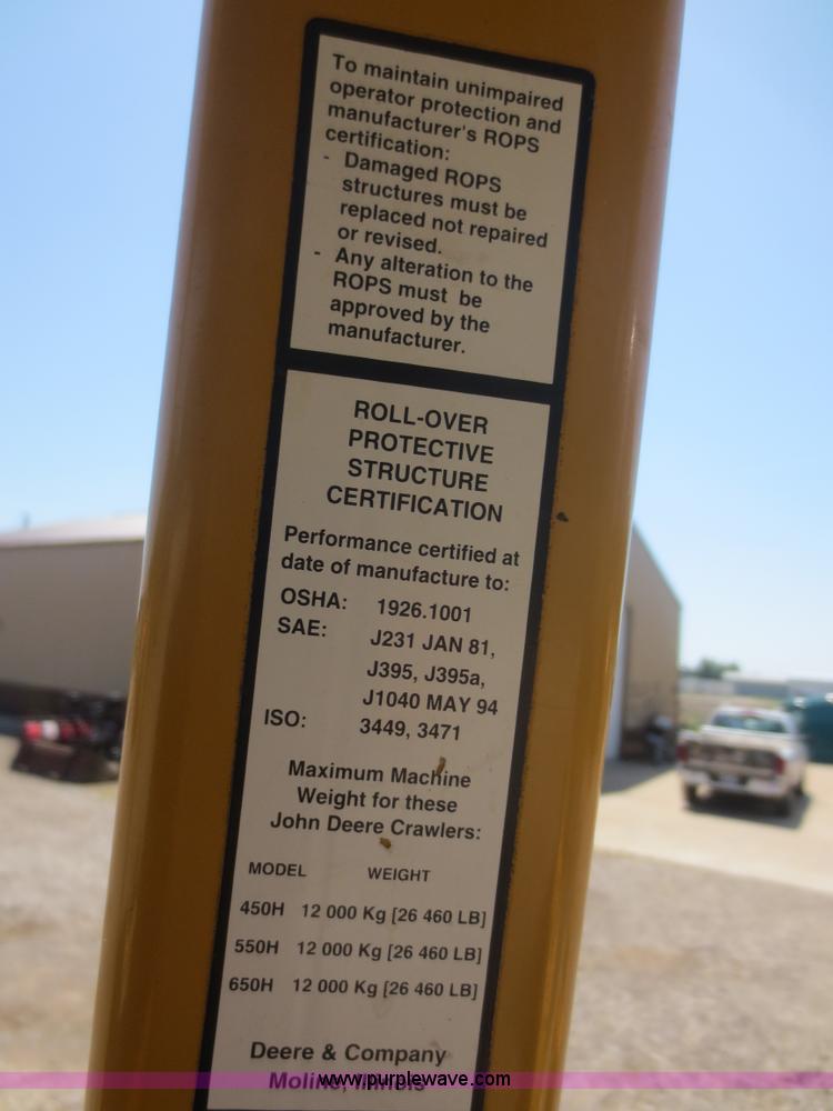 image for item D2080 2003 John Deere 450H LT Series dozer