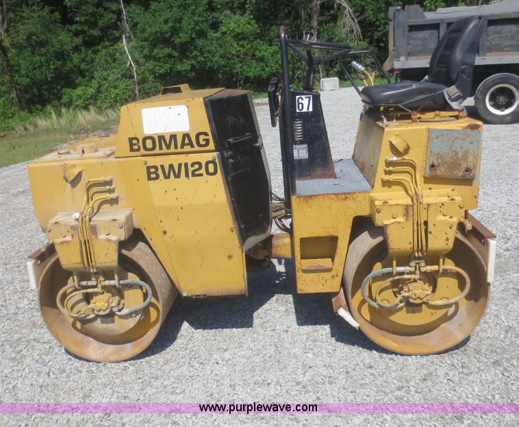 image for item D2082 1988 Bomag BW120AD double drum vibratory roller