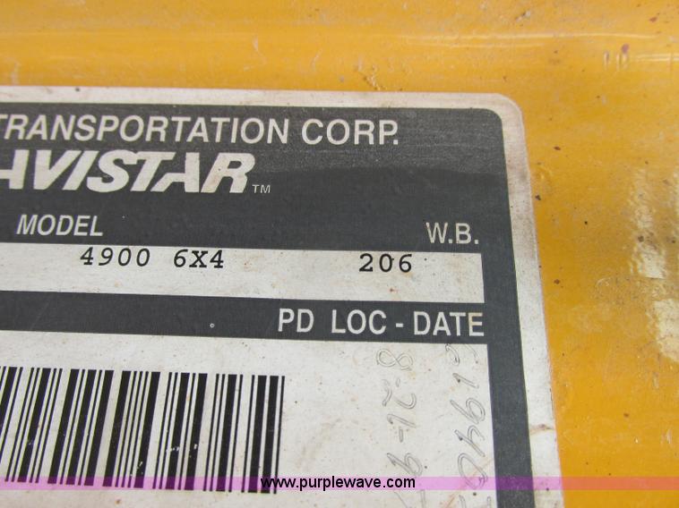 image for item D3974 1998 International 4900 dump truck