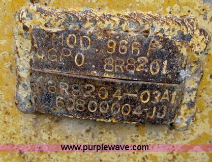 image for item D3983 1996 Caterpillar 966F Series II articulated loader