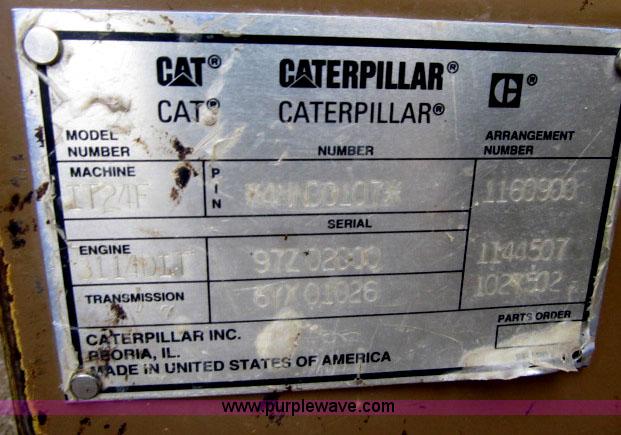 image for item D3986 1994 Caterpillar IT24F articulated wheel loader