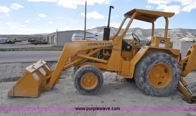 image for item F2004 John Deere 500C backhoe
