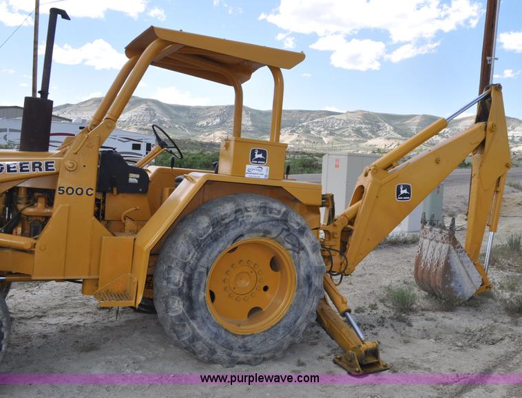 image for item F2004 John Deere 500C backhoe