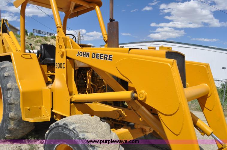 image for item F2004 John Deere 500C backhoe