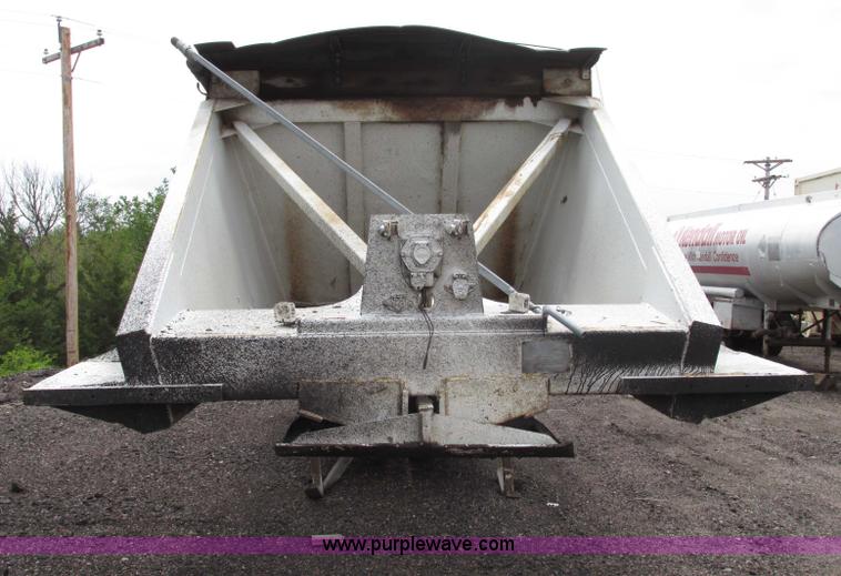 image for item F7392 1998 Red River BD237 belly dump trailer