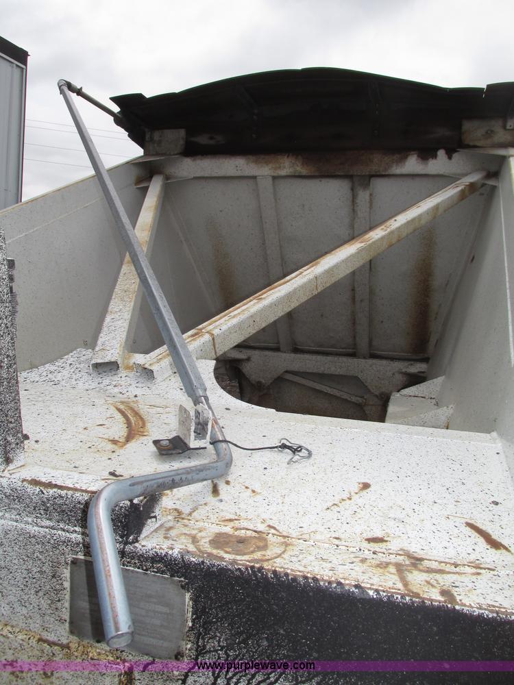 image for item F7392 1998 Red River BD237 belly dump trailer