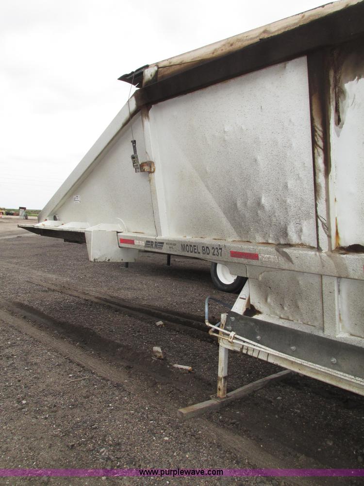 image for item F7392 1998 Red River BD237 belly dump trailer