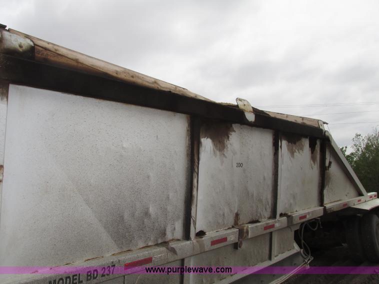 image for item F7392 1998 Red River BD237 belly dump trailer