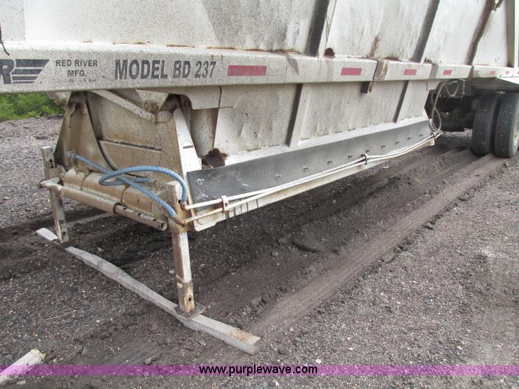 image for item F7392 1998 Red River BD237 belly dump trailer
