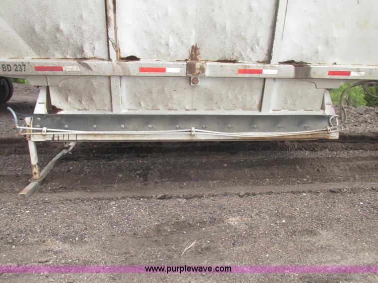 image for item F7392 1998 Red River BD237 belly dump trailer