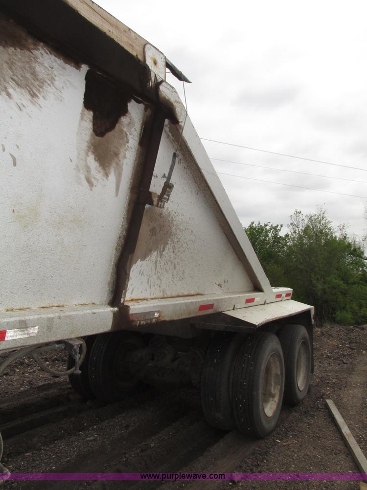 image for item F7392 1998 Red River BD237 belly dump trailer