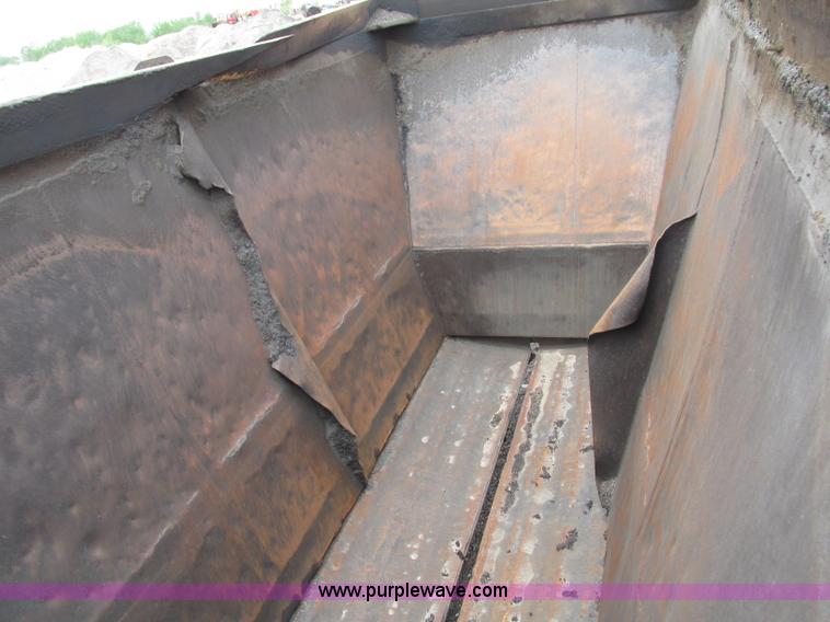 image for item F7392 1998 Red River BD237 belly dump trailer