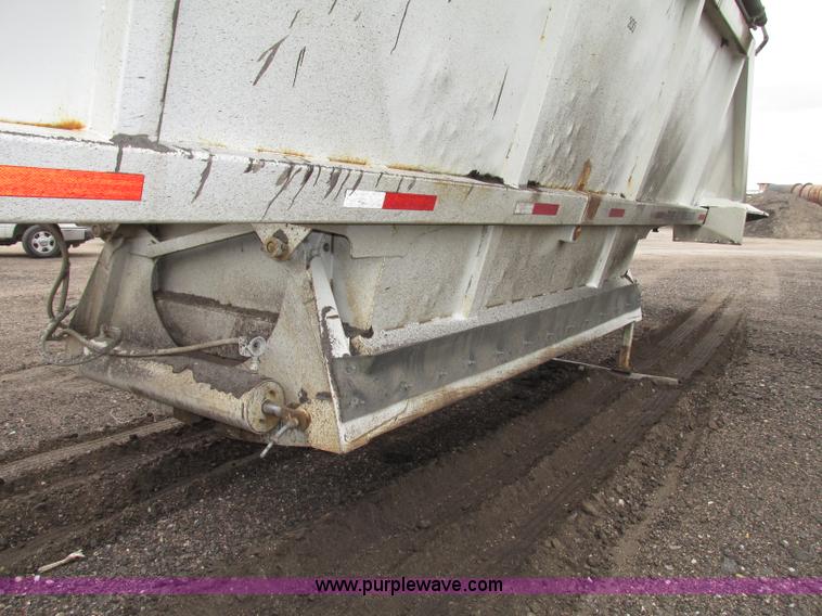 image for item F7392 1998 Red River BD237 belly dump trailer