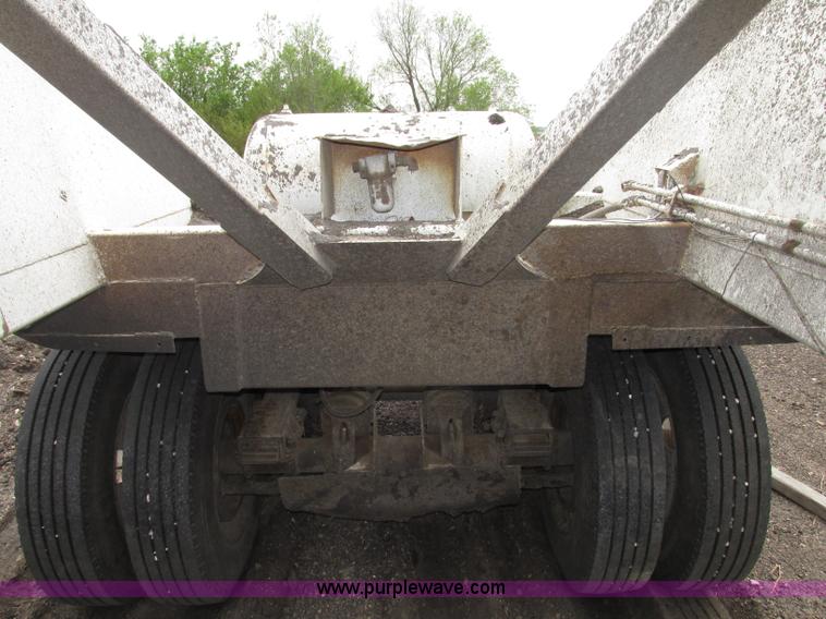 image for item F7392 1998 Red River BD237 belly dump trailer