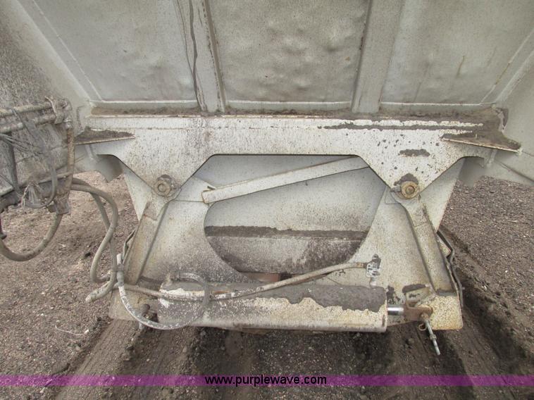 image for item F7392 1998 Red River BD237 belly dump trailer