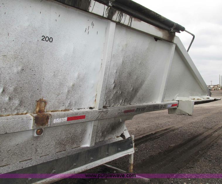 image for item F7392 1998 Red River BD237 belly dump trailer