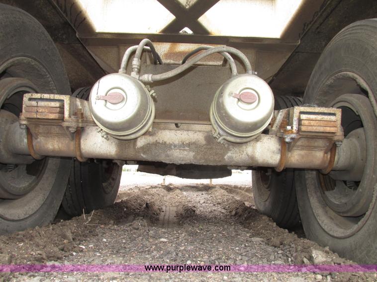 image for item F7392 1998 Red River BD237 belly dump trailer