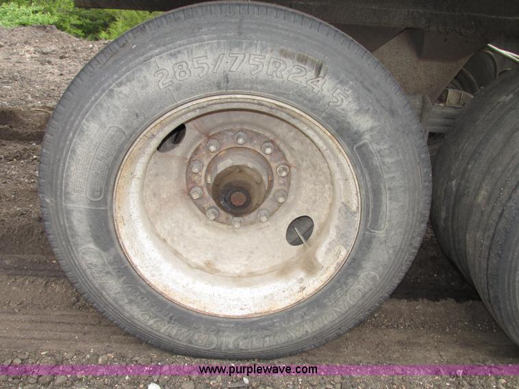 image for item F7392 1998 Red River BD237 belly dump trailer