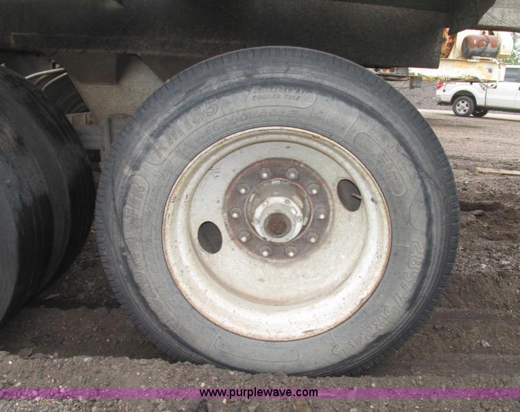 image for item F7392 1998 Red River BD237 belly dump trailer