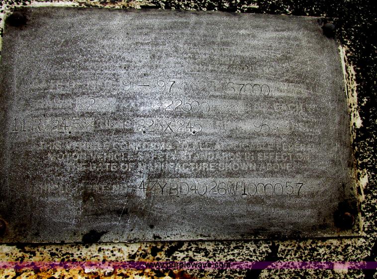 image for item F7392 1998 Red River BD237 belly dump trailer