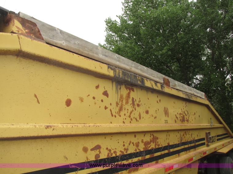 image for item F7393 1988 Load King 2027-0-3 belly dump trailer