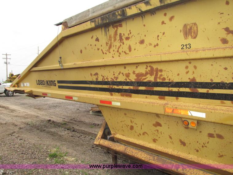 image for item F7393 1988 Load King 2027-0-3 belly dump trailer