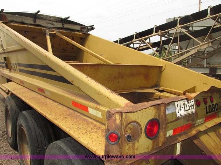 image for item F7393 1988 Load King 2027-0-3 belly dump trailer