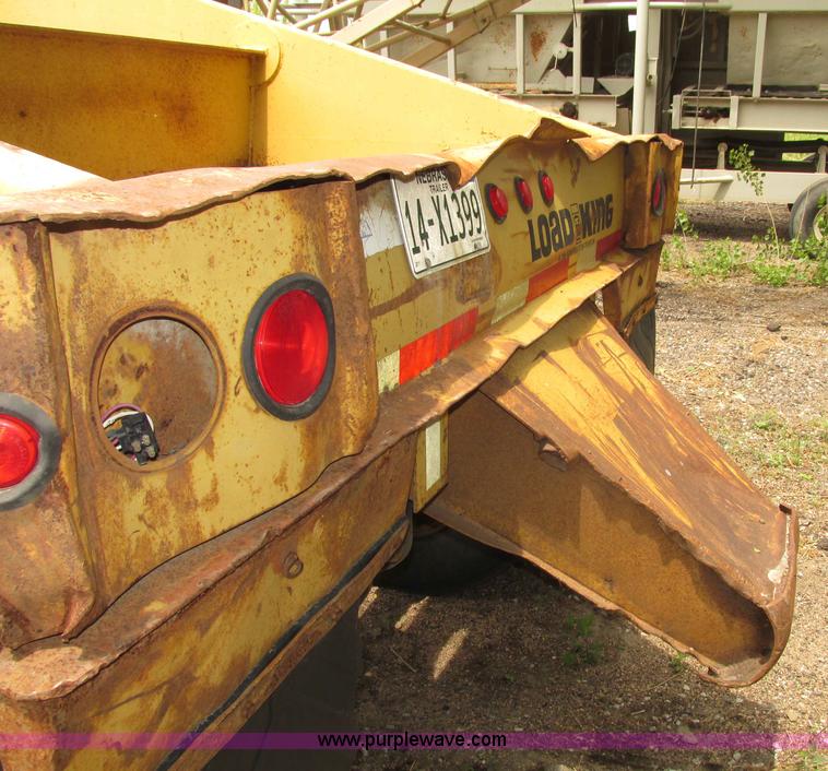 image for item F7393 1988 Load King 2027-0-3 belly dump trailer