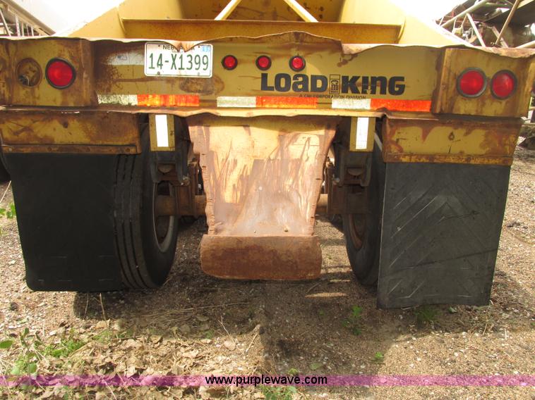 image for item F7393 1988 Load King 2027-0-3 belly dump trailer