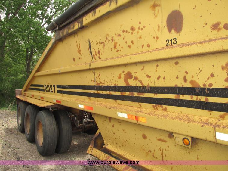 image for item F7393 1988 Load King 2027-0-3 belly dump trailer
