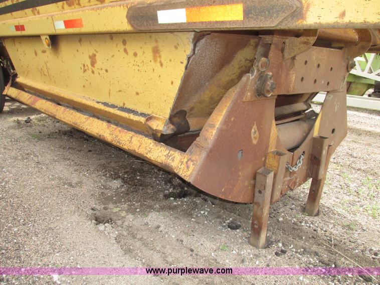 image for item F7393 1988 Load King 2027-0-3 belly dump trailer
