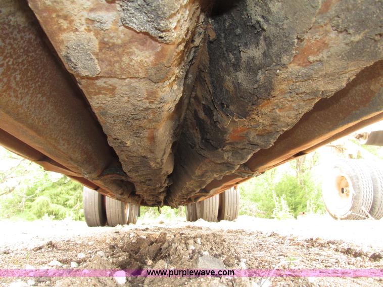 image for item F7393 1988 Load King 2027-0-3 belly dump trailer