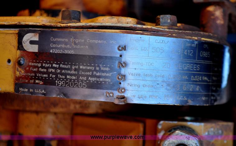 image for item G6498 1991 Case 821 wheel loader