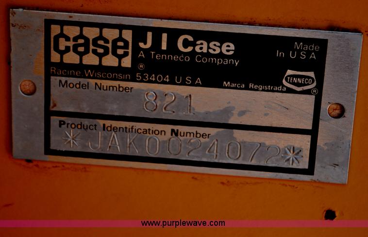 image for item G6498 1991 Case 821 wheel loader