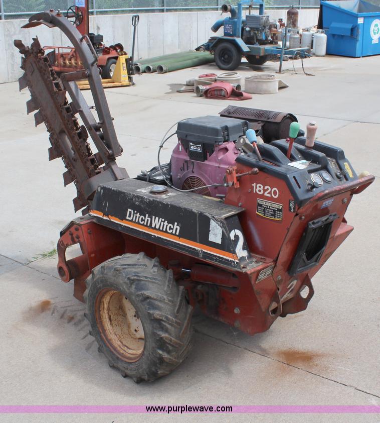image for item H2573 Ditch Witch 1820H walk-behind trencher