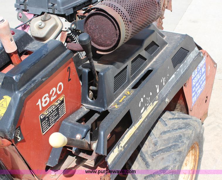 image for item H2573 Ditch Witch 1820H walk-behind trencher