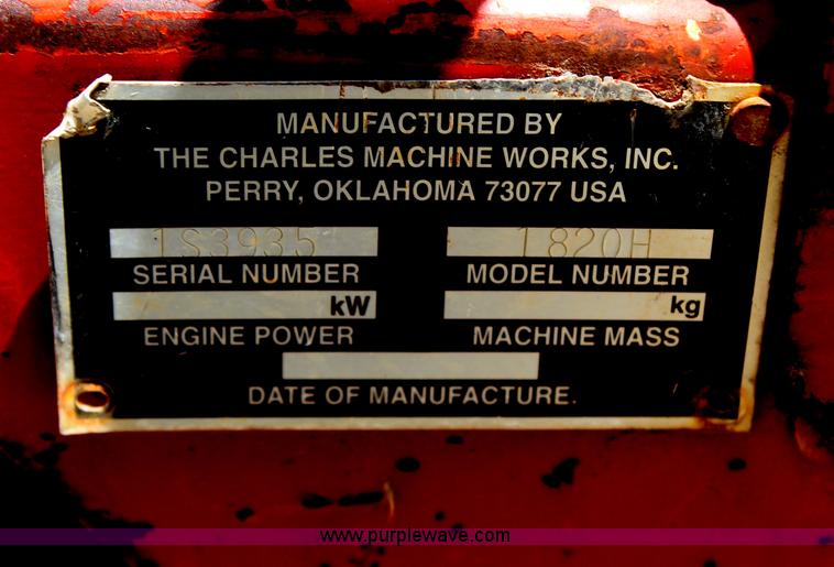 image for item H2573 Ditch Witch 1820H walk-behind trencher