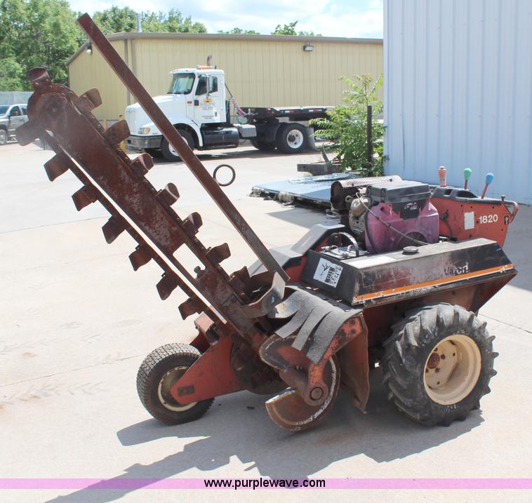 image for item H2574 Ditch Witch 1820 walk-behind trencher