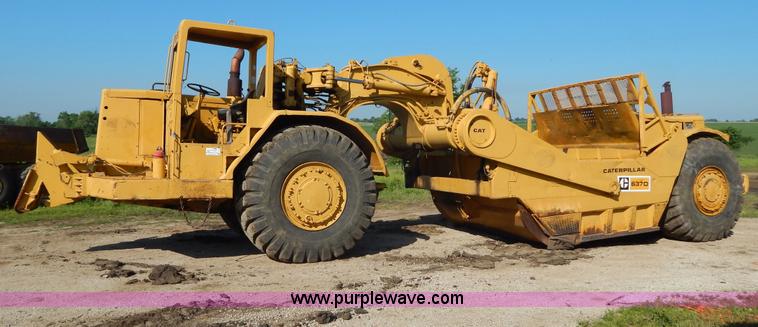 image for item H3343 1977 Caterpillar 637D dual engine conventional scraper