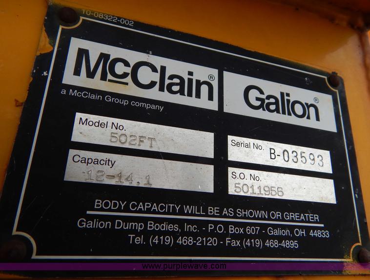 image for item H3391 1999 International 4900 dump truck